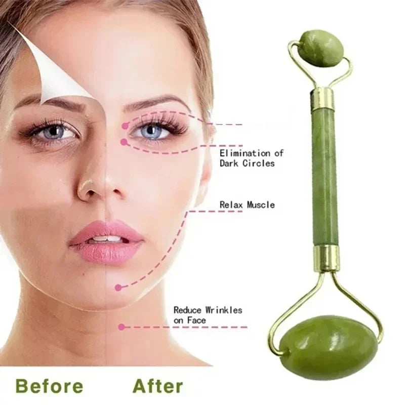 Natural Jade Roller Massager Skin Care Tool