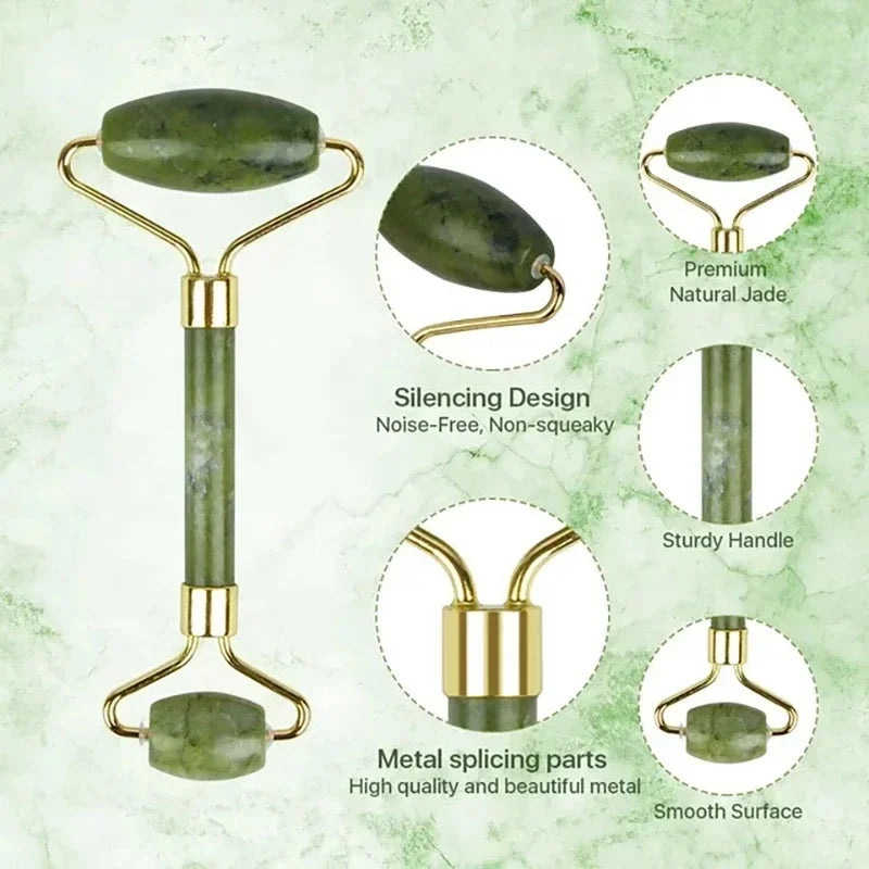Natural Jade Roller Massager  Skin Care Tool