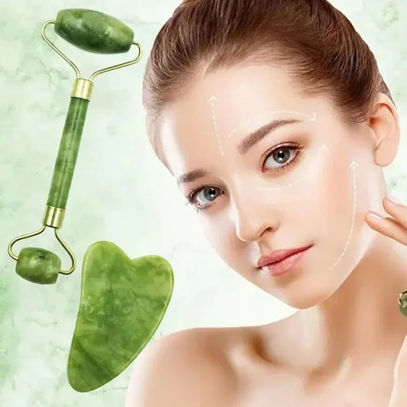 Natural Jade Roller Massager  Skin Care Tool